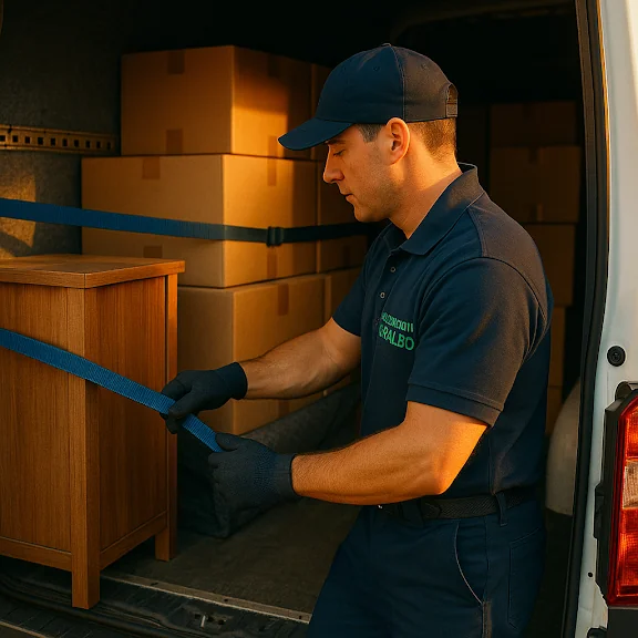 Fissaggio e Controllo finale Traslochi Capalbo